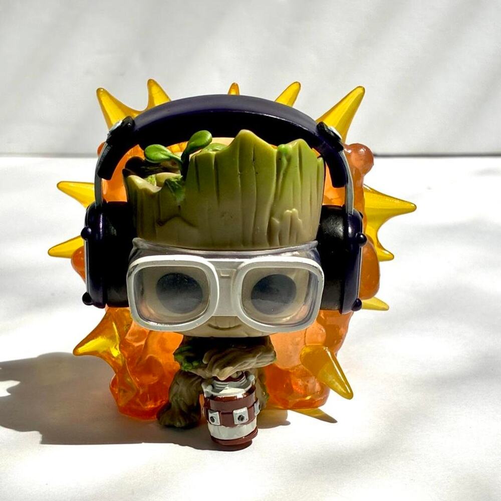 Funko Pop Marvel I Am Groot Groot With Detonator 1195